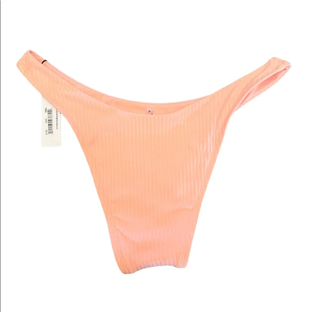 Vitamin A Swim Bottom California High Leg Cheeky